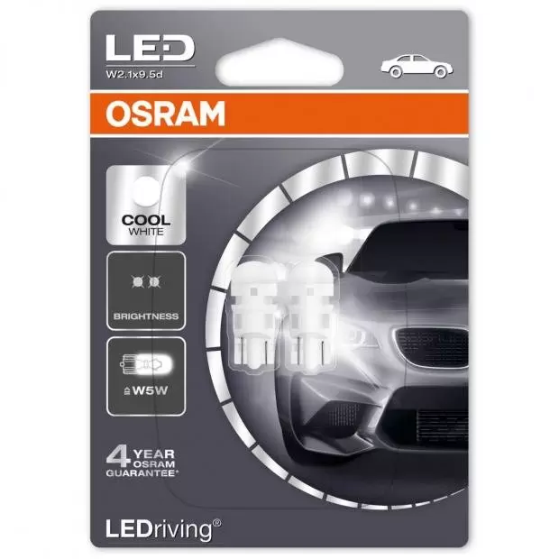 LEDriving Standard LED W5W Cool White (Twin) - Replacement 2825DWP-02B