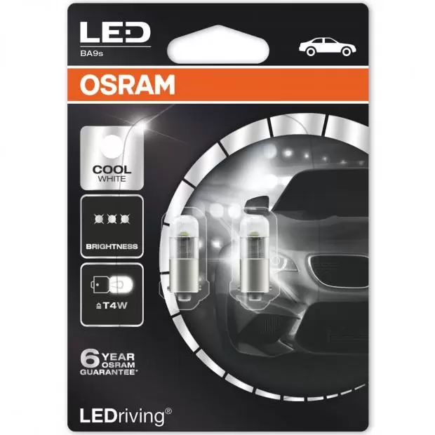 LEDriving Premium LED T4W Cool White (Twin) - Replacement 3893DWP-02B