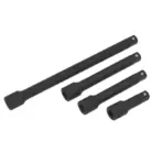 Sealey AK5513 Impact Extension Bar Set 4pc 1/2"Sq Drive